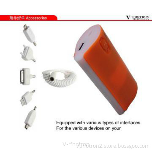 5200mah power bank with flash light from V-Photron